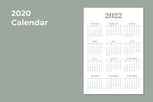 Printable Planner 2022 Calendar