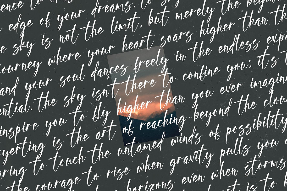Skyerting Bold Handwritten Font, a Script Font by stylishtype.co (Photo 12 of 20)
