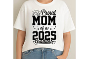 Proud Mom Graduate 2025 Svg, an Object Graphic by Digi_Design_World (Thumbnail 6 of 7)