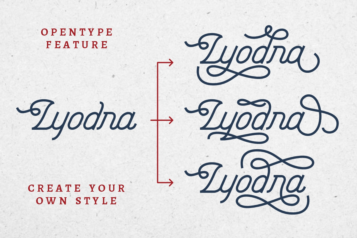 Lyodra - Modern Vintage Script preview 6