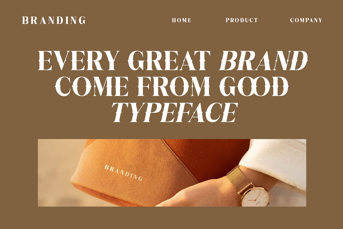 Caderia Vintage Display Serif Font, a Serif Font by RantautypeStudio (Photo 2 of 17)