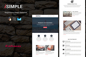 ISimple - Responsive Email Template