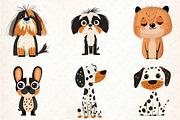 Quirky Dogs Hand-drawn Clipart Png, an Illustration by DreamCafeArt (Thumbnail 6 of 8)