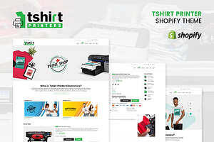Tshirt Printer Shopify Theme