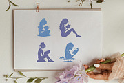 12 Girl Reading a Book Peacefully, an Illustration by jongcreative (Thumbnail 4 of 4)