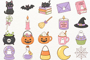 Halloween Ghost Clipart Spooky Boo, a Seasonal Illustration by SugarCloudStudioArt (Thumbnail 6 of 6)