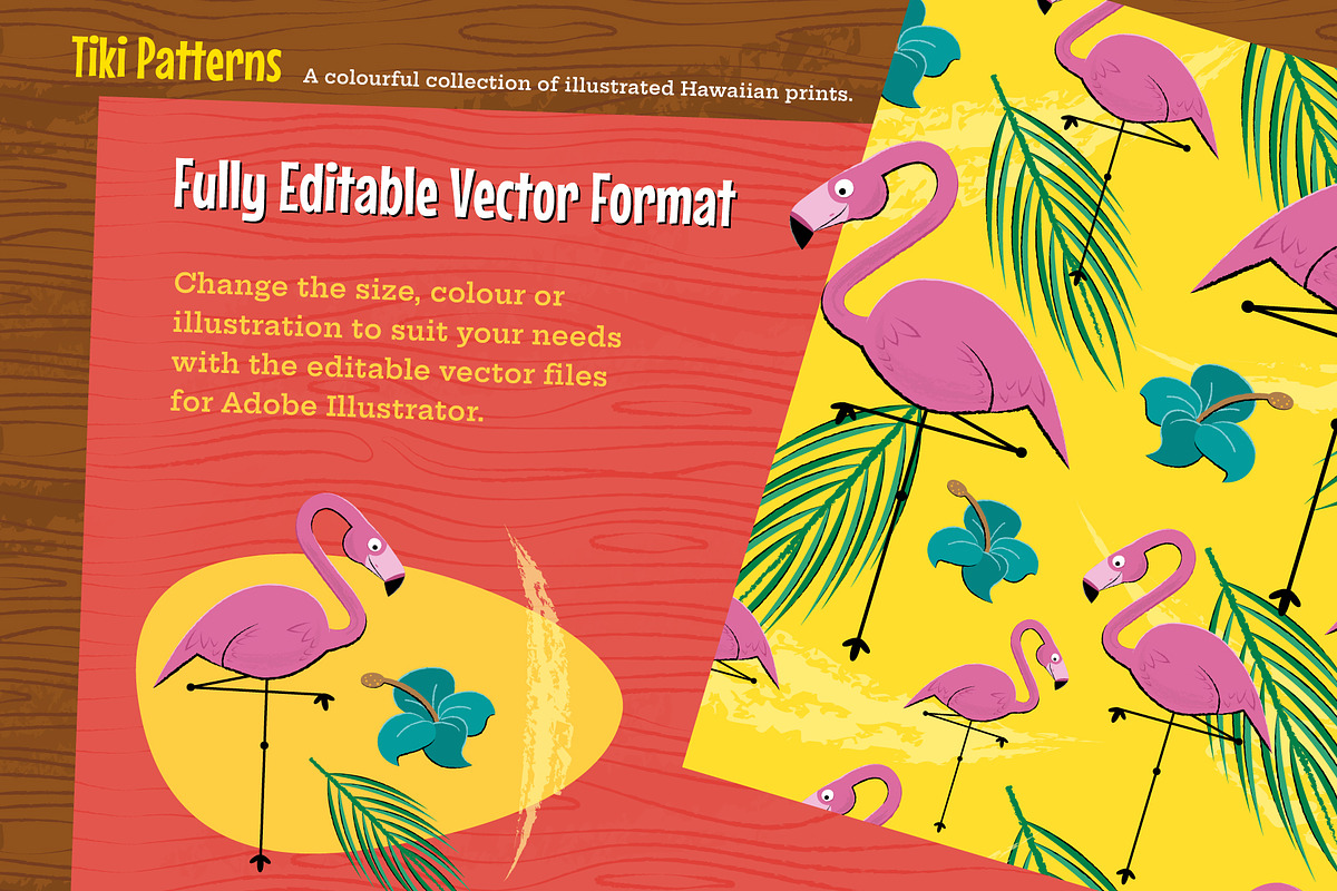 Hawaiian and Tiki Graphics Bundle, an Illustration by Wingsart Studio (Photo 6 of 10)