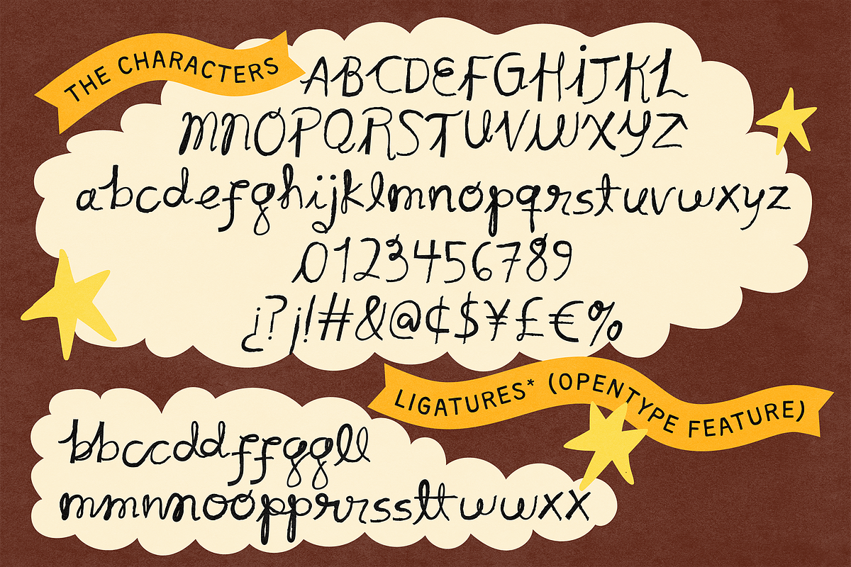 GOOD WEIRD THING | IRREGULAR & WEIRD, a Handwritten Font by Maria Feliz Fonts (Photo 9 of 10)