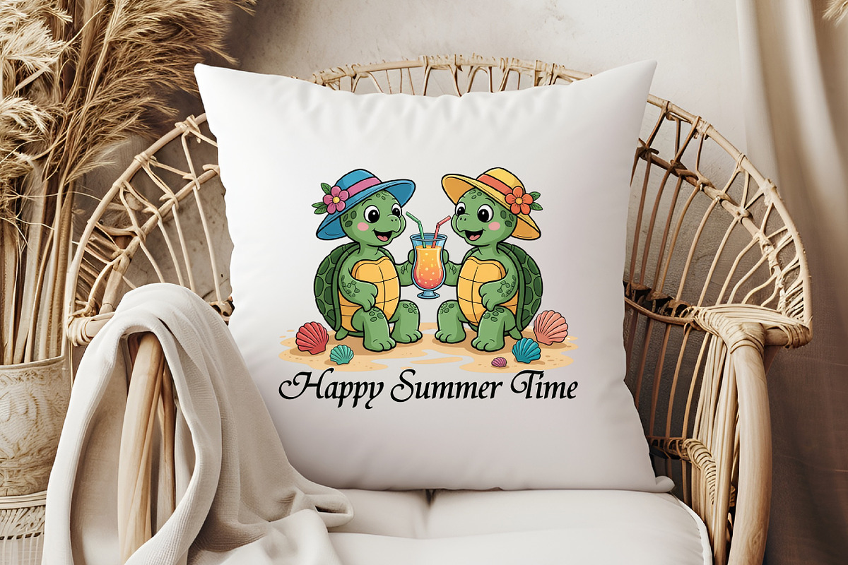 Happy Summer Time, Summer Turtles PN, an Illustration by Libby Wishes (Photo 5 of 6)