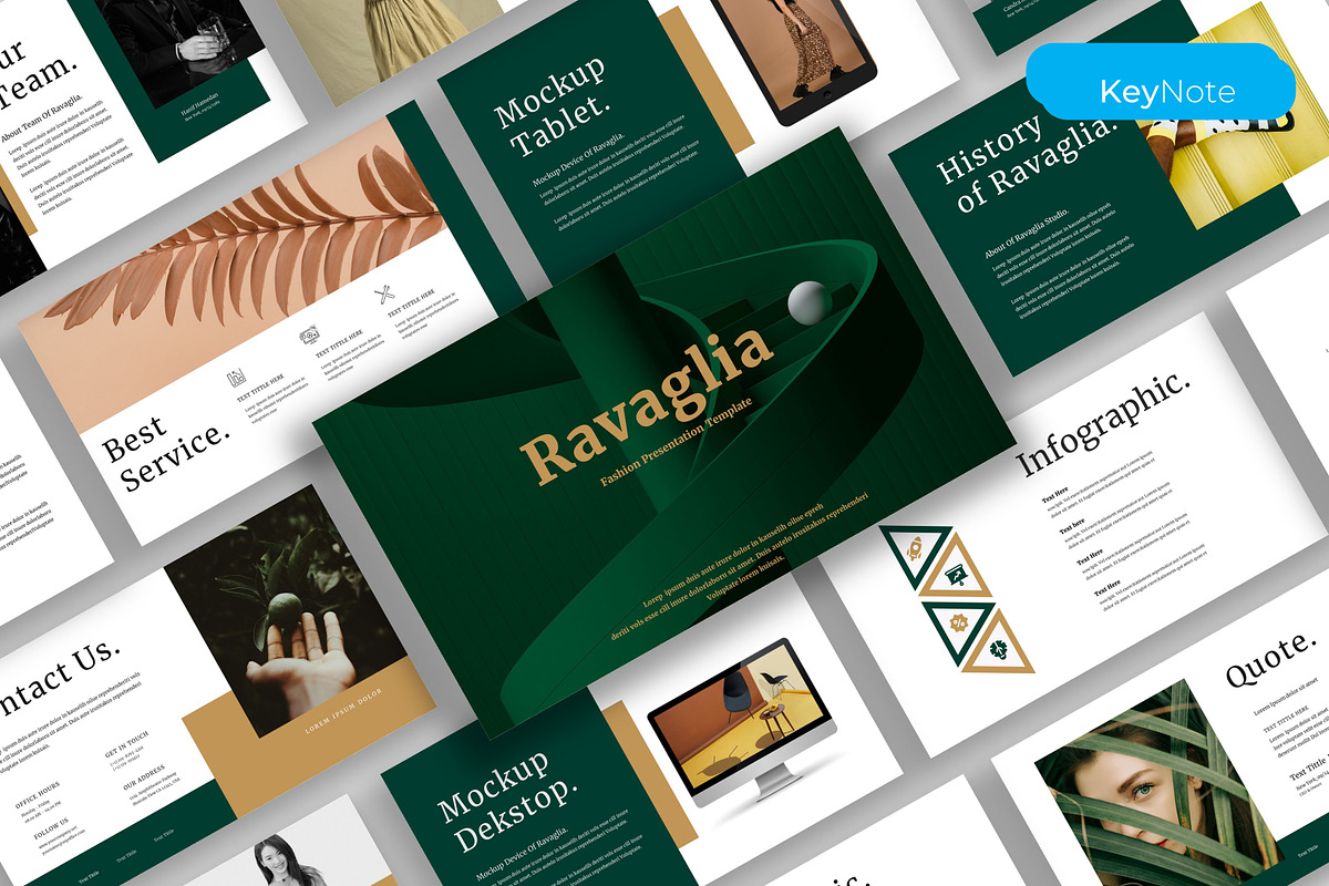 Ravaglia – Business Keynote Template, a Presentation Template by kreatifreya (Photo 1 of 5)