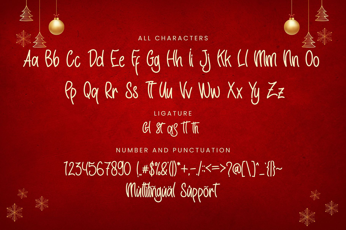 Christmas Design, a Handwritten Font by alifryanzulfikar (Photo 7 of 8)