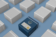 Rectangular Metal Tin Can Mockup, a Cups & Container Mockup by fisihsani (Thumbnail 4 of 10)