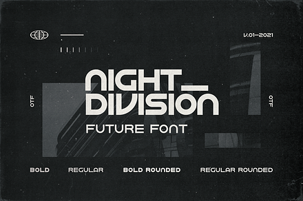 Night Division – Future Font
