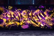Graffiti Text Effects (10 PSD Files), a Layer Style Add-On by Hyperpix Productions (Thumbnail 11 of 14)