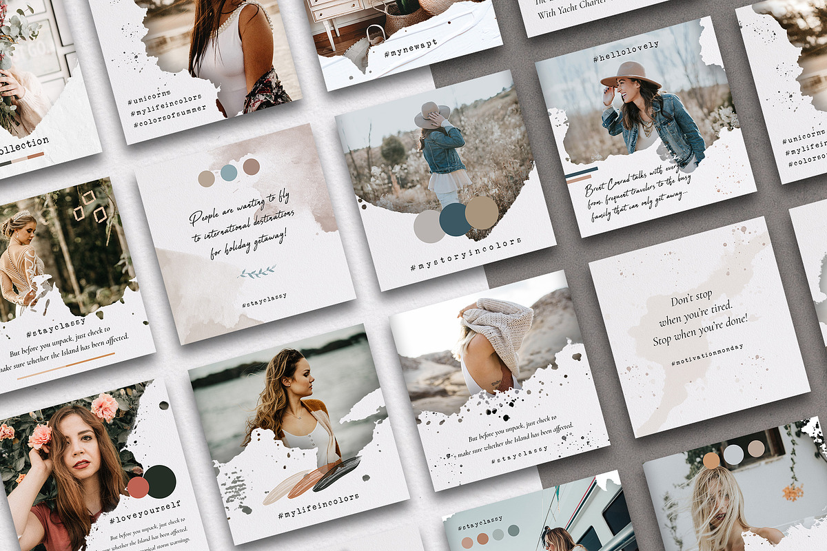 #InstaLove Instagram Posts & Stories, a Social Media Template by SilverStag Type Foundry (Photo 3 of 21)