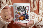Preppy Spooky Season Pumpkin PNG, a Seasonal Illustration by designcity5 (Thumbnail 4 of 4)