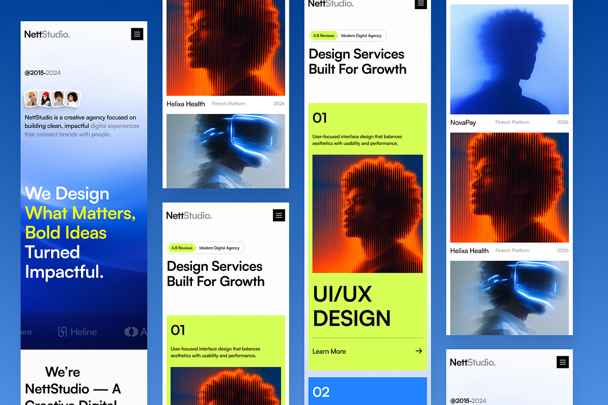 NettStudio - Creative Agency Website, a Landing Page Template by SLAB! Design (Photo 5 of 5)