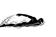 Swimming Sport Silhouette Vector Bun, an Illustration by jahid234 (Thumbnail 13 of 51)