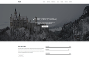 Miami - Minimal Portfolio Template, a Bootstrap Template by HasThemes (Thumbnail 1 of 2)