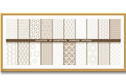 Geometric set of seamless patterns, a Pattern Graphic by RODINA (Thumbnail 3 of 3)