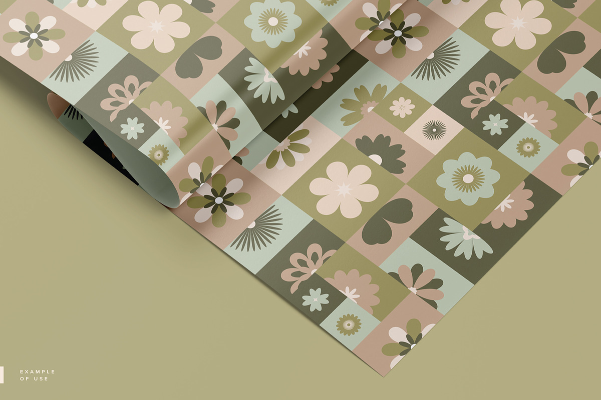 Floral Shapes & Seamless Patterns, an Object Graphic by studiocolectivo (Photo 11 of 12)