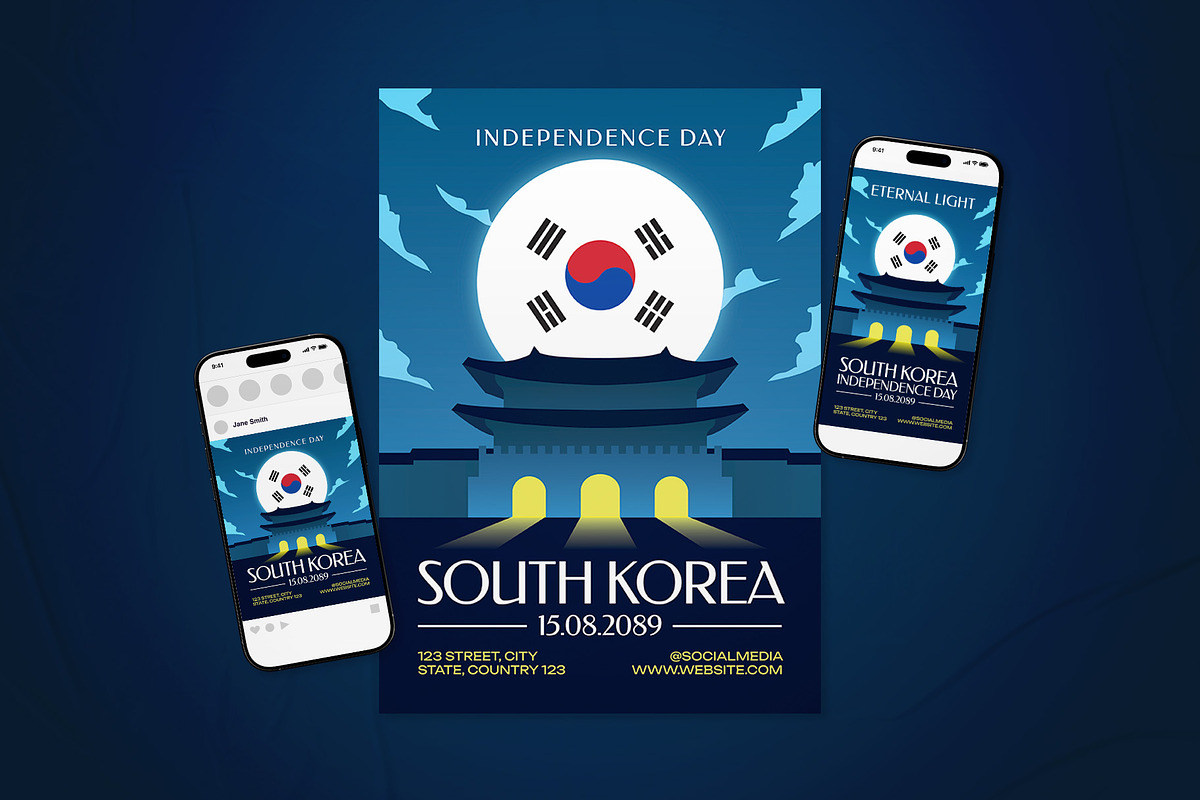 South Korea Independence Day Flyer, a Flyer Template by The Good Store (Photo 1 of 2)