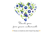 Watercolor Blueberry Seamless, an Illustration by Mashimara (Thumbnail 4 of 4)