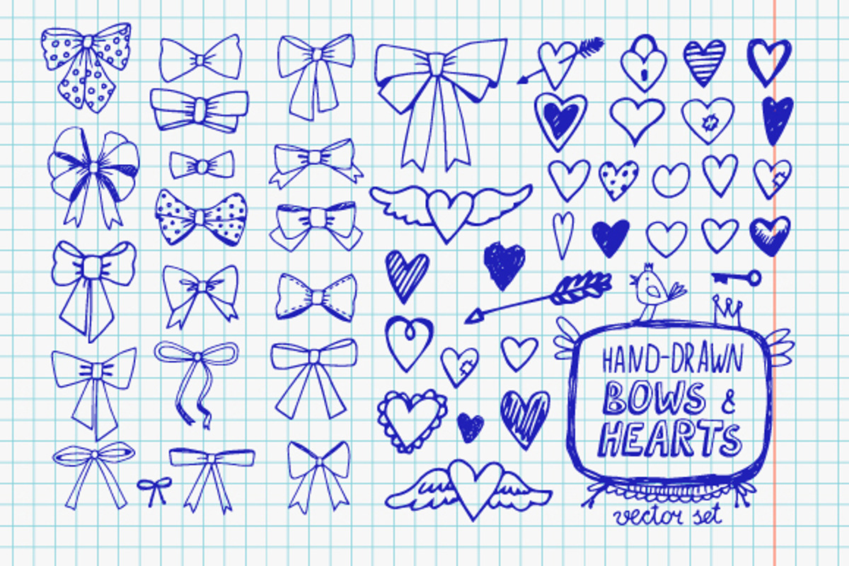 Bows & Hearts, an Object Graphic by ianakauri (Photo 11 of 16)