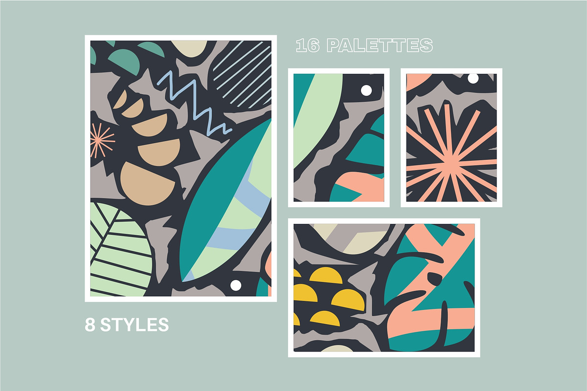 Raw Garden Seamless Patterns, a Pattern Graphic by tifftuff