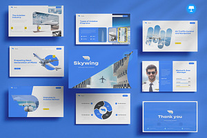 Aviation & Flight School Keynote, a Presentation Template by Pixslides