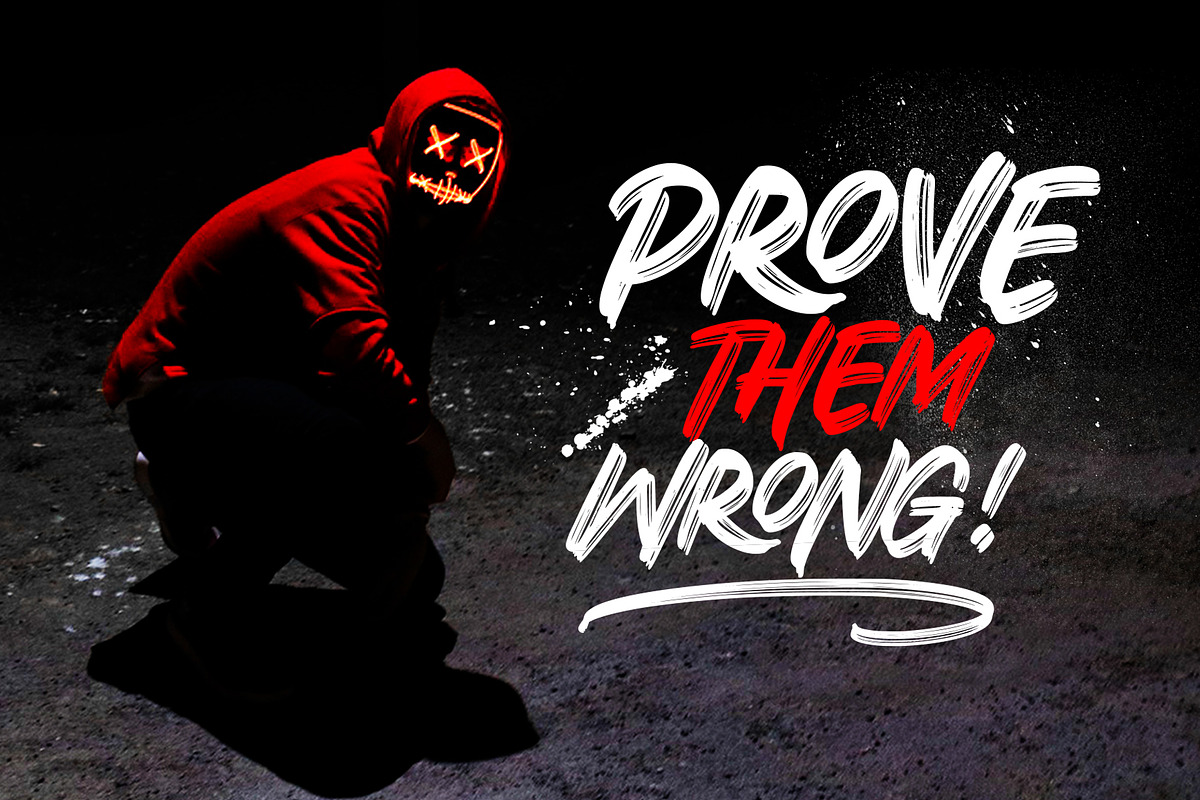 Black Ravens - Dry Brush, a Font by Arterfak Project (Photo 4 of 14)