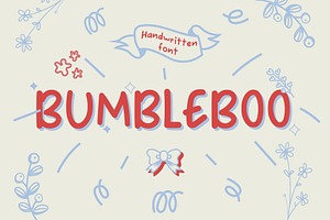 BUMBLEBOO-Handwritten font