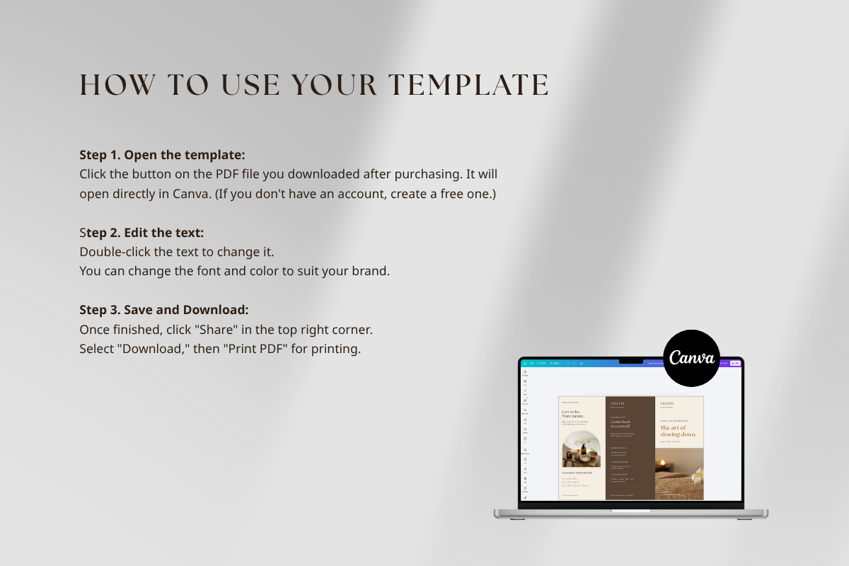 Organic Spa Brochure Template, a Brochure Template by batang (Photo 4 of 4)