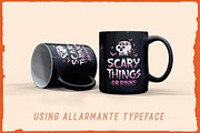 Allarmante - Horror Font, a Script Font by Littlehand (Thumbnail 7 of 9)