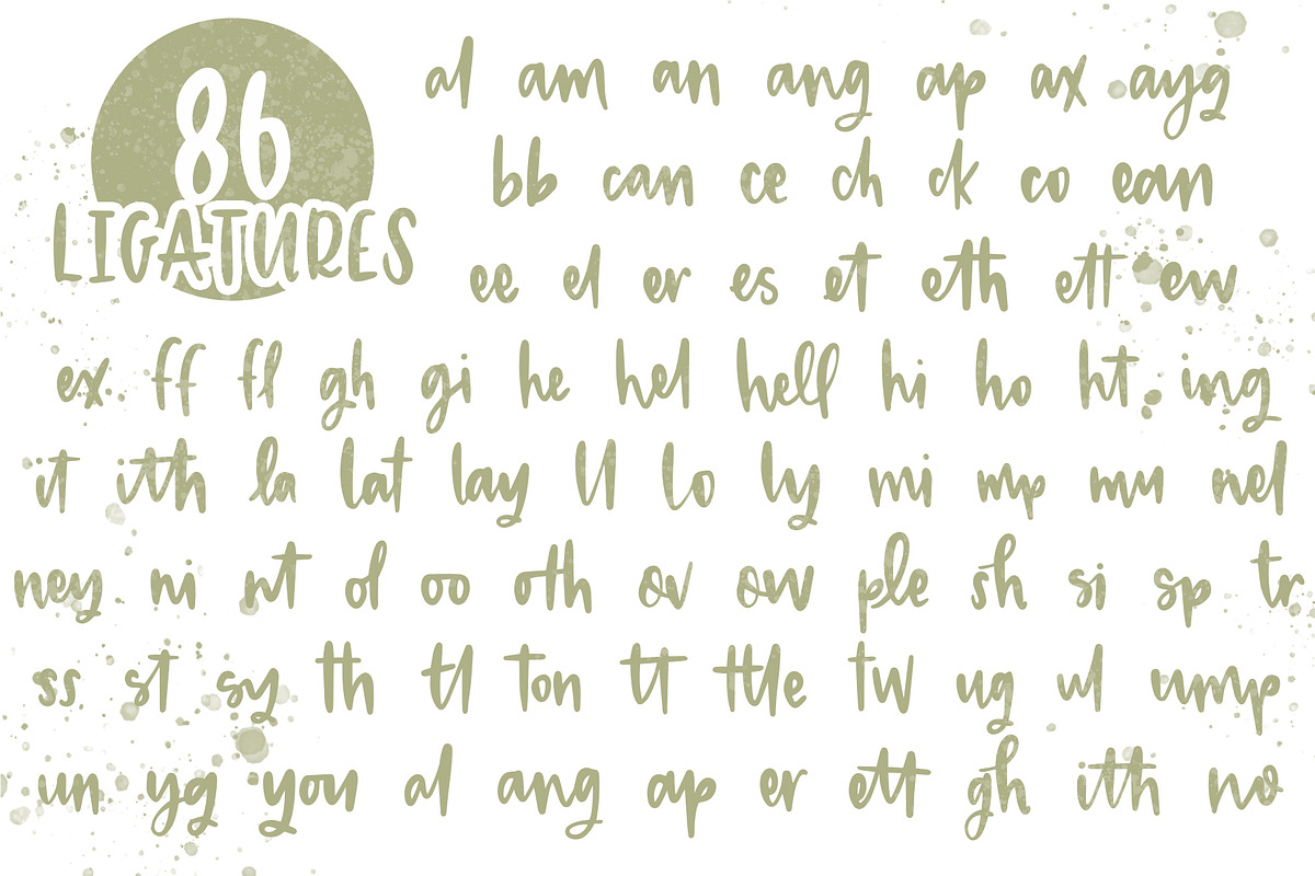 Farmer's Market Hand Lettered Font, a Font by Dansie Design (Photo 6 of 6)