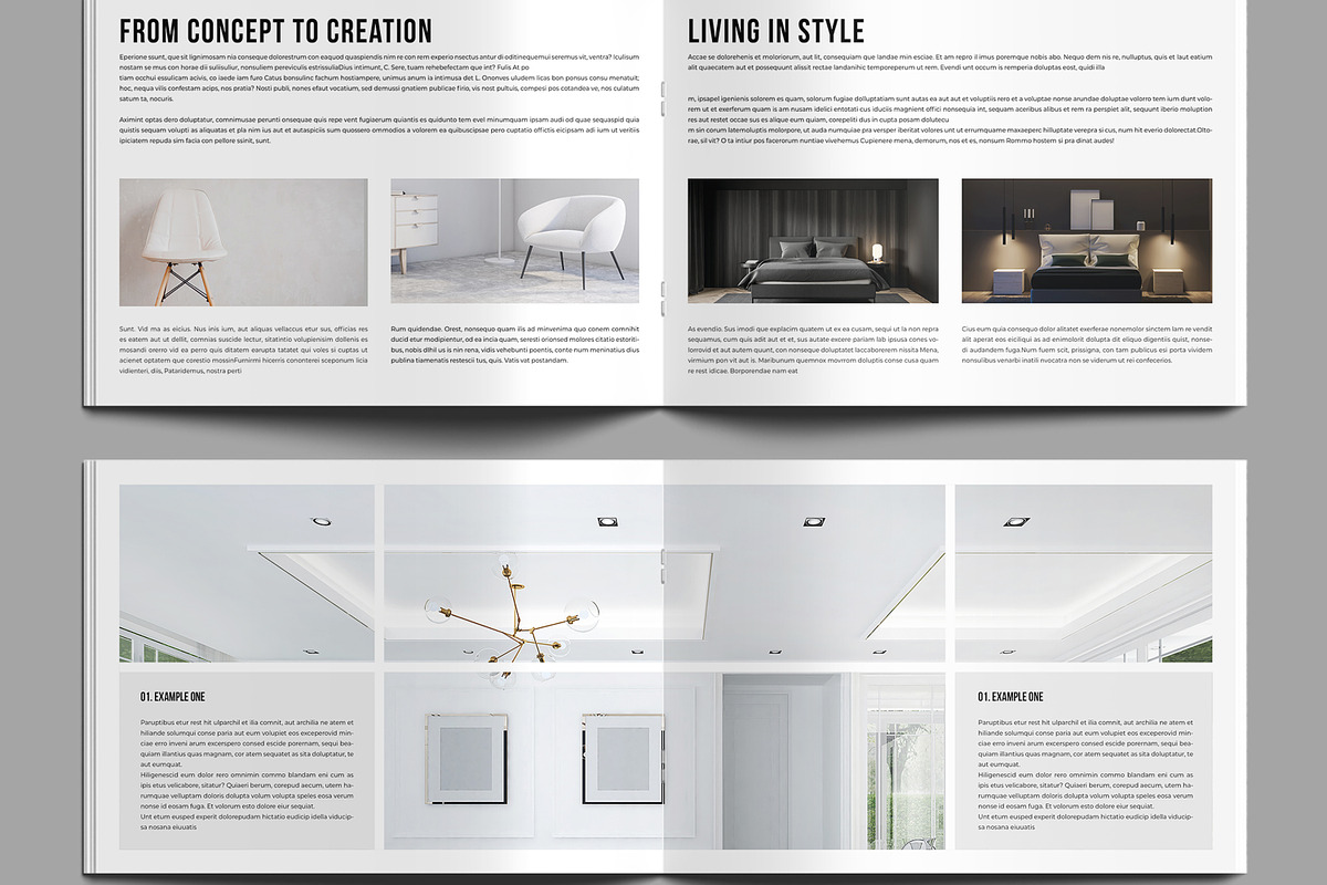 Interior Portfolio Landscape Layout