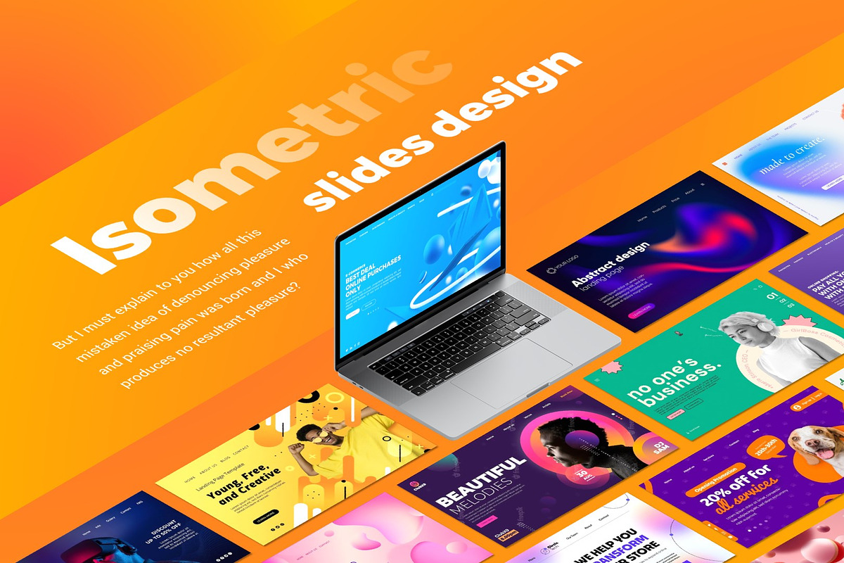 Isometric Slides Design PowerPoint, a Presentation Template by Presentation Templates (Photo 21 of 23)