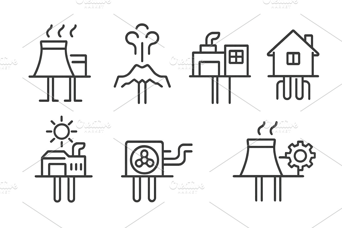 Energy sources illustrated with, an Illustration by ZinetroN