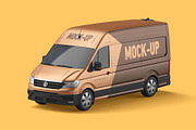 Cargo Van Mockup Set, a Product Mockup by WebAndCat (Thumbnail 9 of 12)