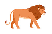 Cartoon lion from African jungle set, an Animal Illustration by Good Studio (Thumbnail 8 of 10)