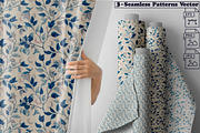 Crescent Moon & Vine Patterns, a Pattern Graphic by one-touch (Thumbnail 1 of 9)