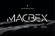 MACBEX - futuristic font, a Sans Serif Font by Vroz Studio (Thumbnail 1 of 8)