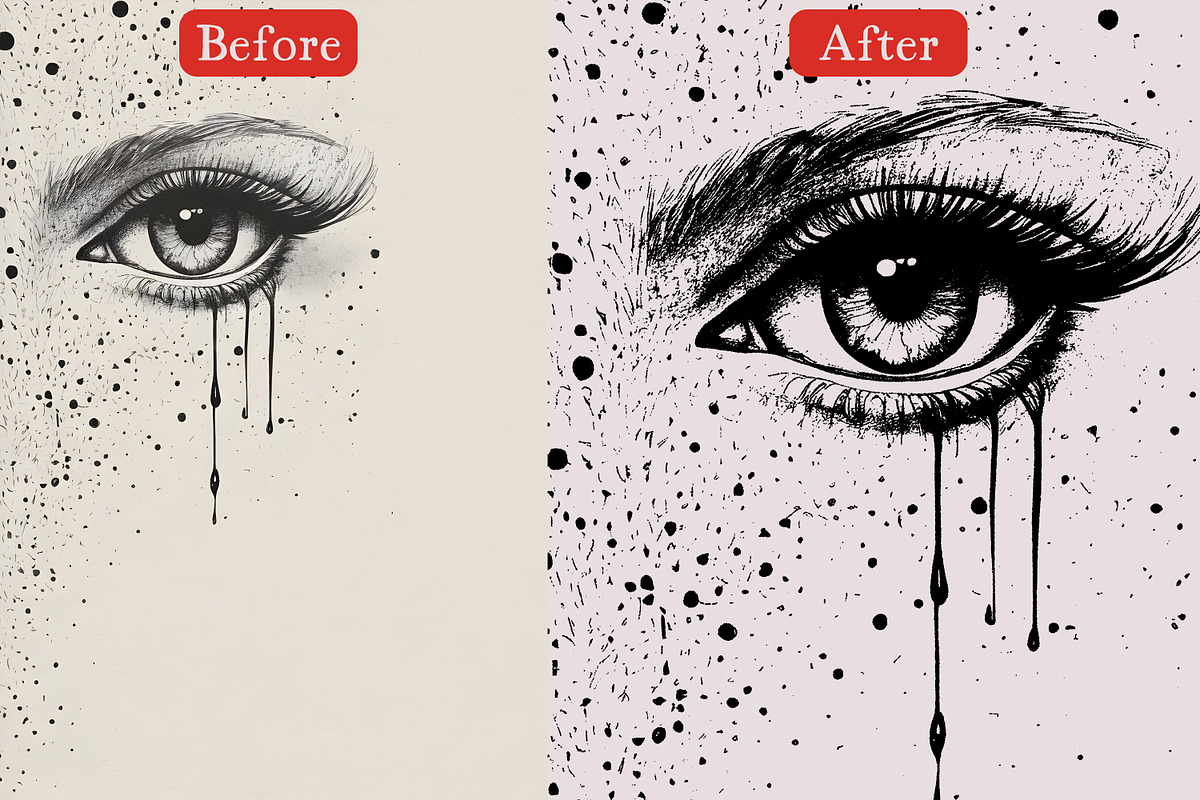 Ink Effect Photoshop Action
