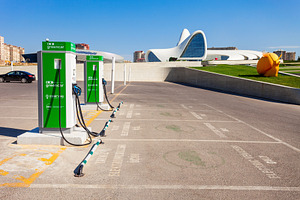 Charging station in Baku, a Photo by saiko3p