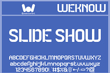 Slide Show font
