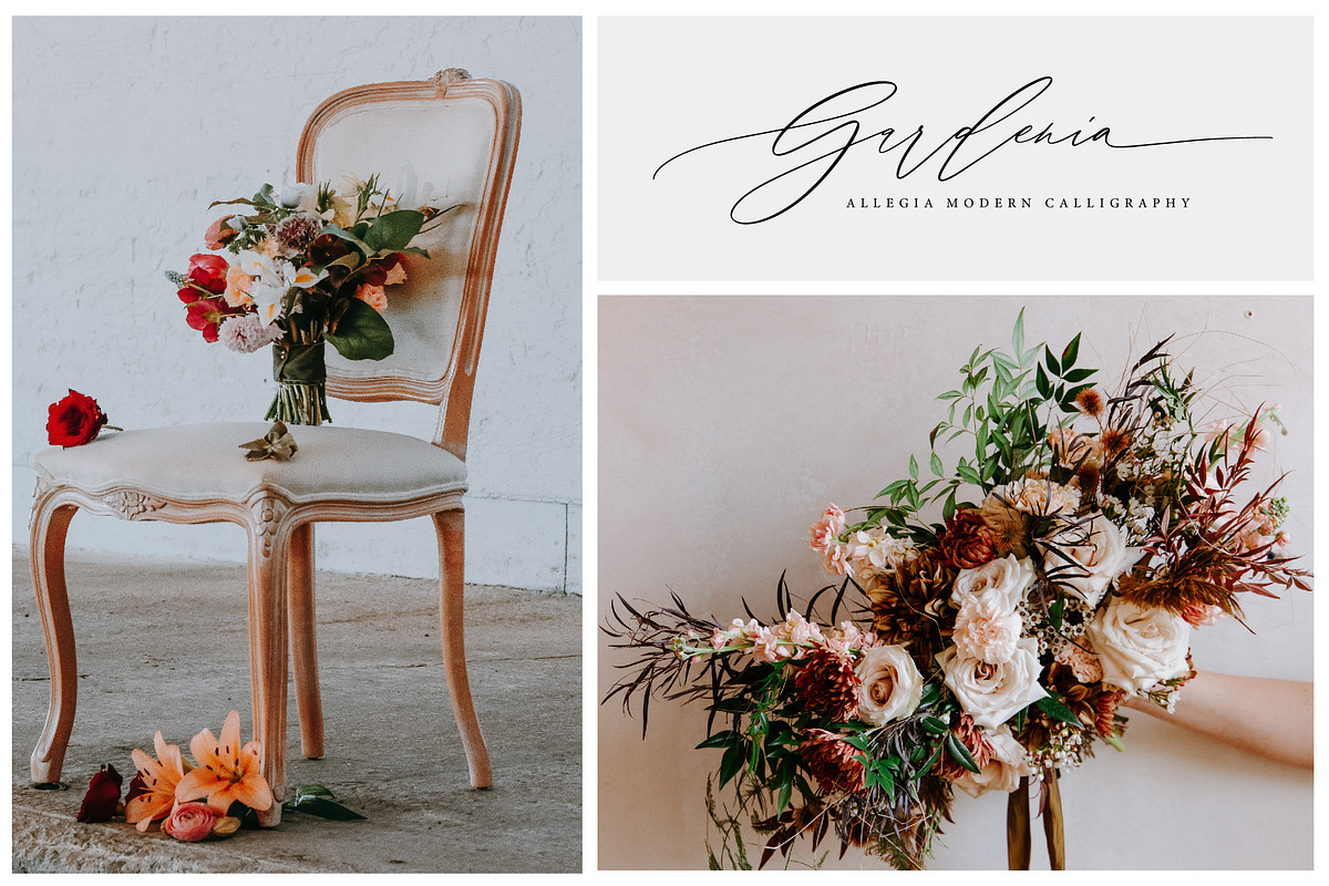 Allegia Handwritten Wedding Font, a Handwritten Font by etigletters (Photo 2 of 10)