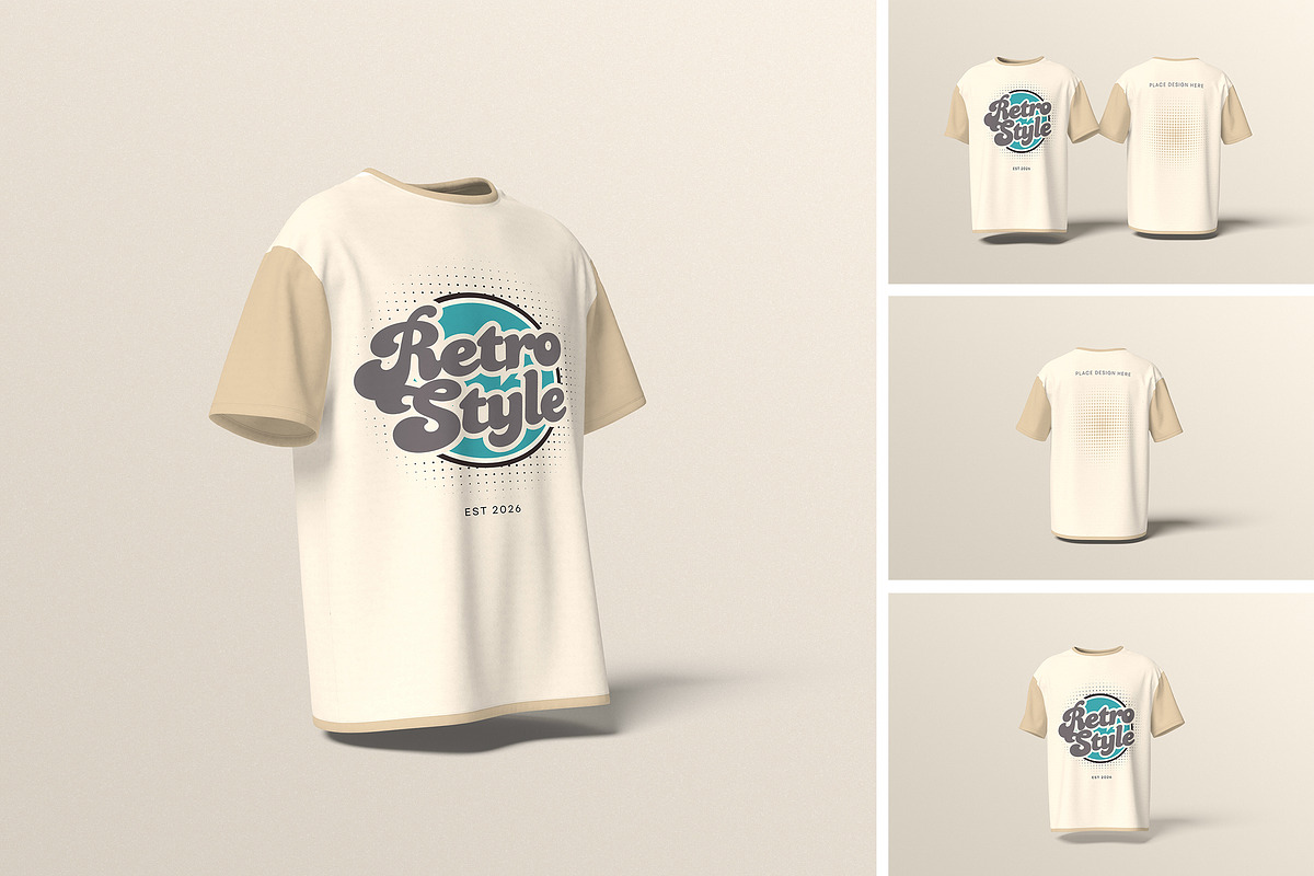 T-Shirt Mockup, a Shirt Mockup by Afif_studio (Photo 1 of 5)