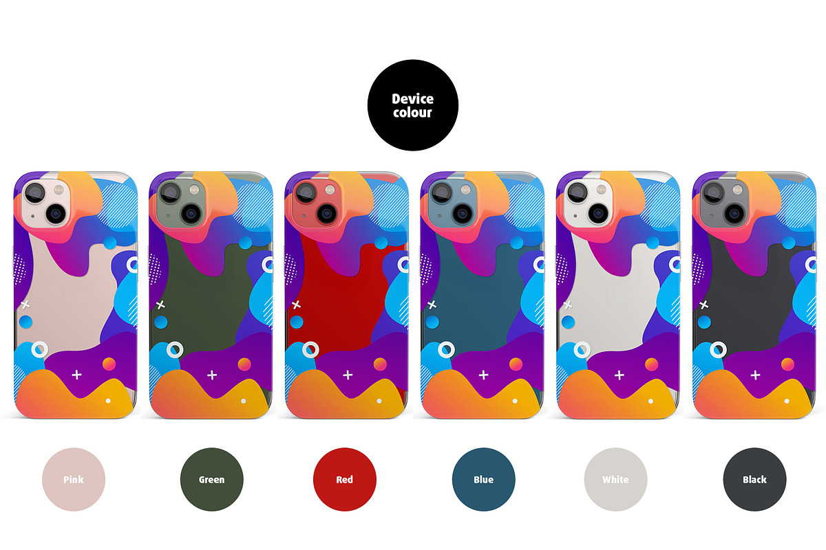 Phone 13 Clear Case Mock-up, an iPhone Mockup by Colatudo Store (Photo 6 of 8)