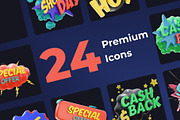 SALE! 3D Sticker Pack, a Templates & Theme by Dope Design (Thumbnail 7 of 10)