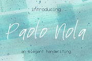 Paolo Nola Font, a Script Font by SophieSaxo (Thumbnail 1 of 8)
